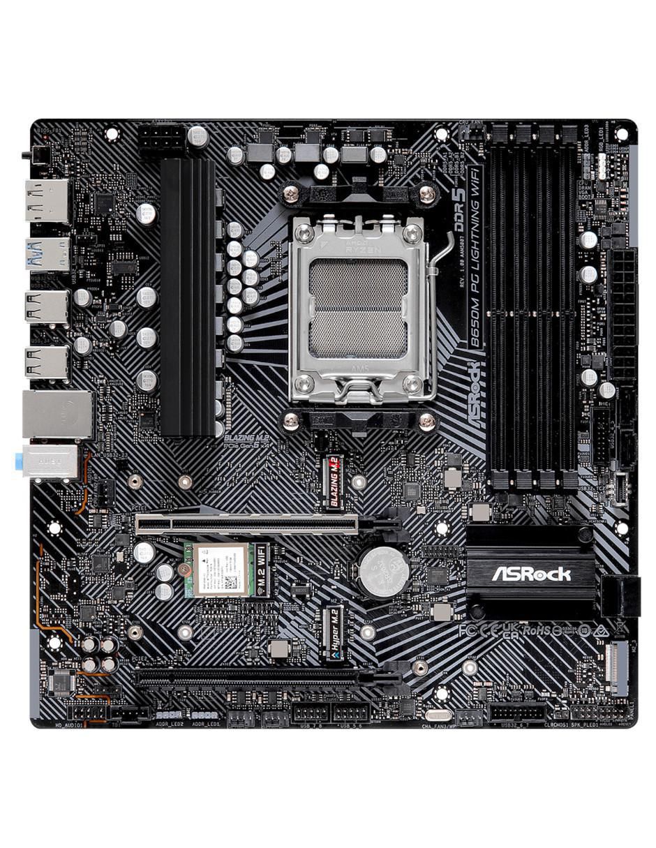 Tarjeta madre b650mpg lightning WIFI compatible con procesador AMD 4