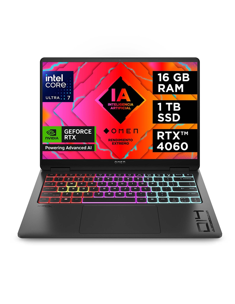 Laptop gamer Hp 14 pulgadas K Intel Core Ultra NVIDIA - Main Image