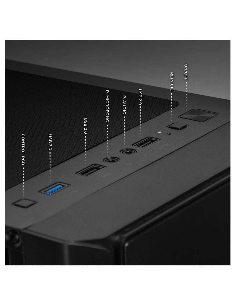 Computadora gamer XTBRR516GB3050N Full HD AMD Ryzen 5 NVIDIA GeForce RTX 3050 16 GB RAM 1 TB SSD 5