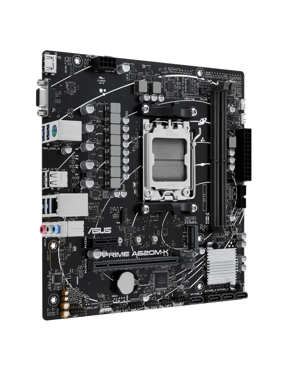 Tarjeta madre Prime A620M-k compatible con procesador AMD 2