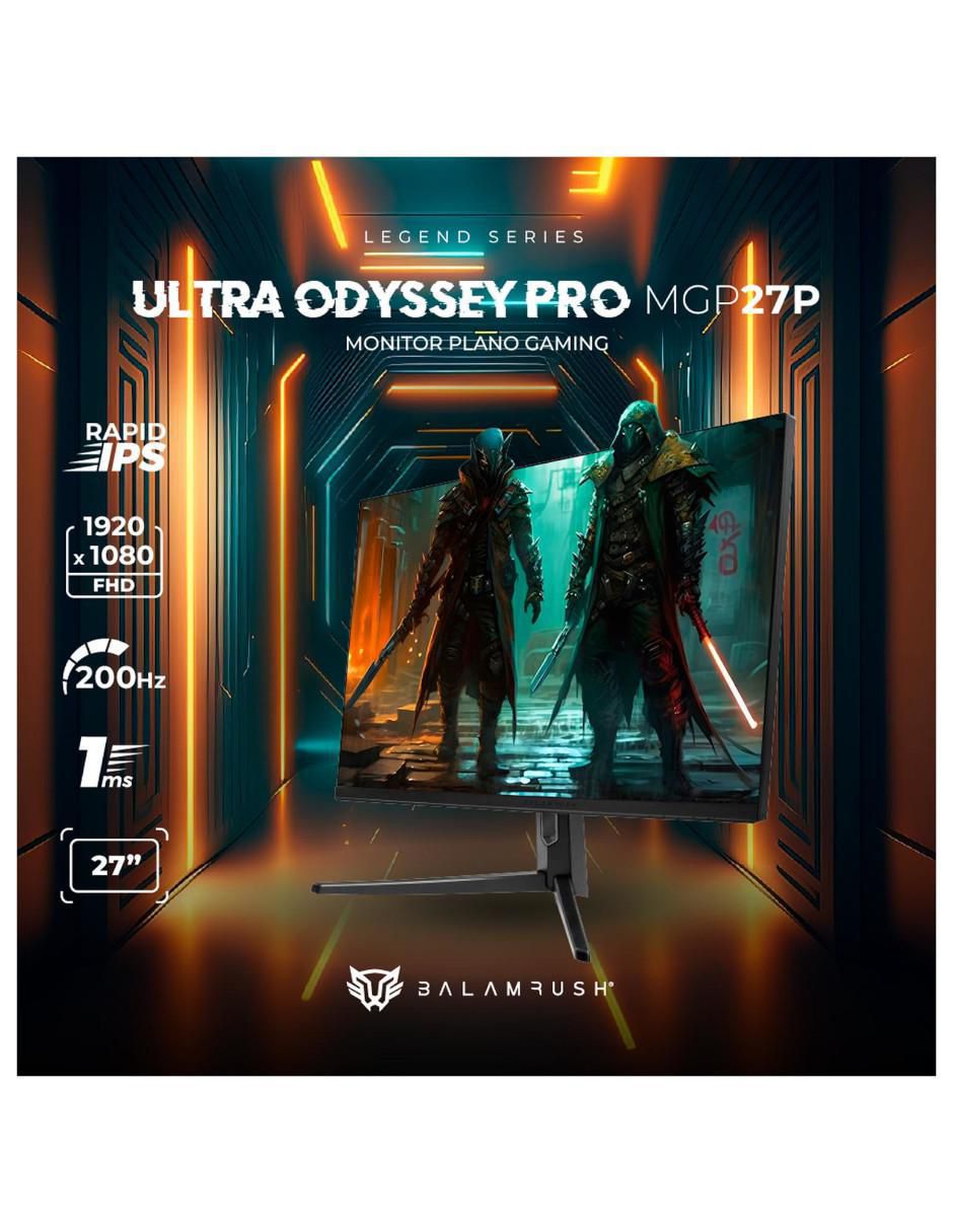 Monitor gamer standard full HD 27 pulgadas ODYSSEY PRO MGP27P 2