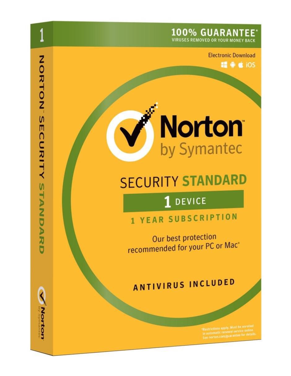 Norton by Symantec Security Standard Antivirus para 1 usuario