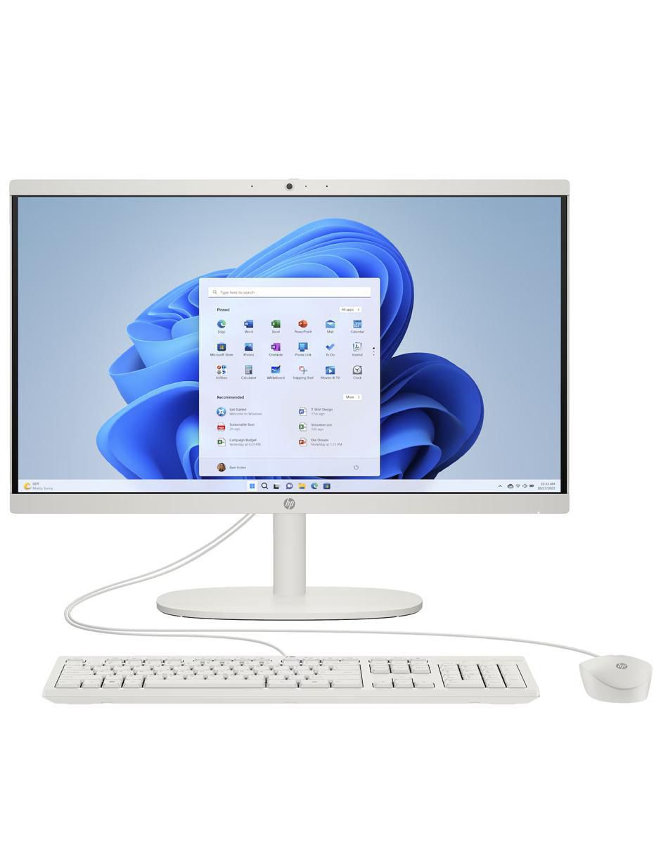 Computadora all in one Pavilion (12va Gen) 21.5 pulgadas Full HD Intel Celeron Intel UHD 16 GB RAM 128 GB SSD Computadora all in one Pavilion (12va Gen) 21.5 pulgadas Full HD Intel Celeron Intel UHD 16 GB RAM 128 GB SSD