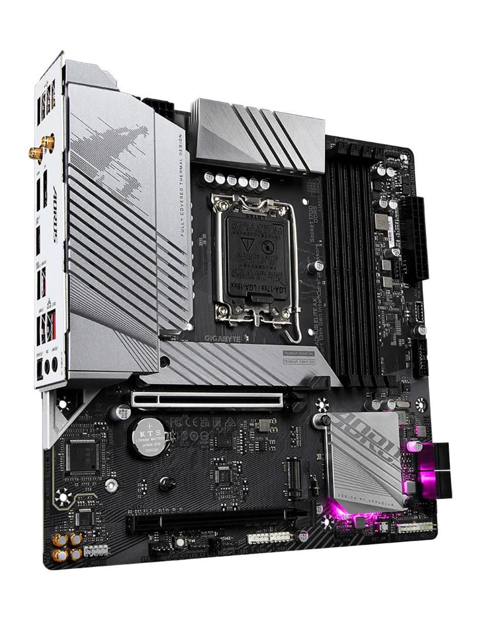 Tarjeta madre B760M Elite Hacha compatible con procesador Intel 2