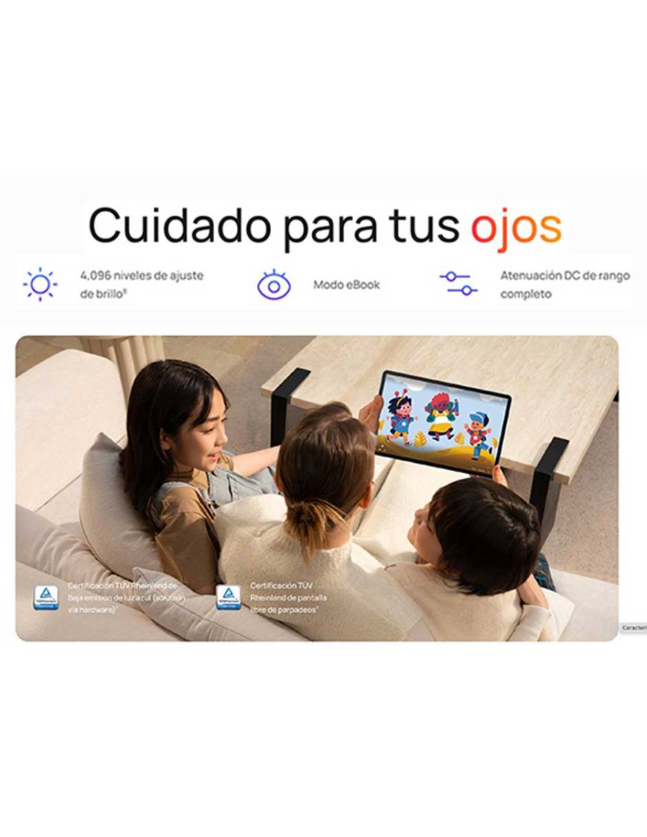 Tablet Matepad Se 11 pulgadas 128 GB de almacenamiento de 8 GB RAM 5