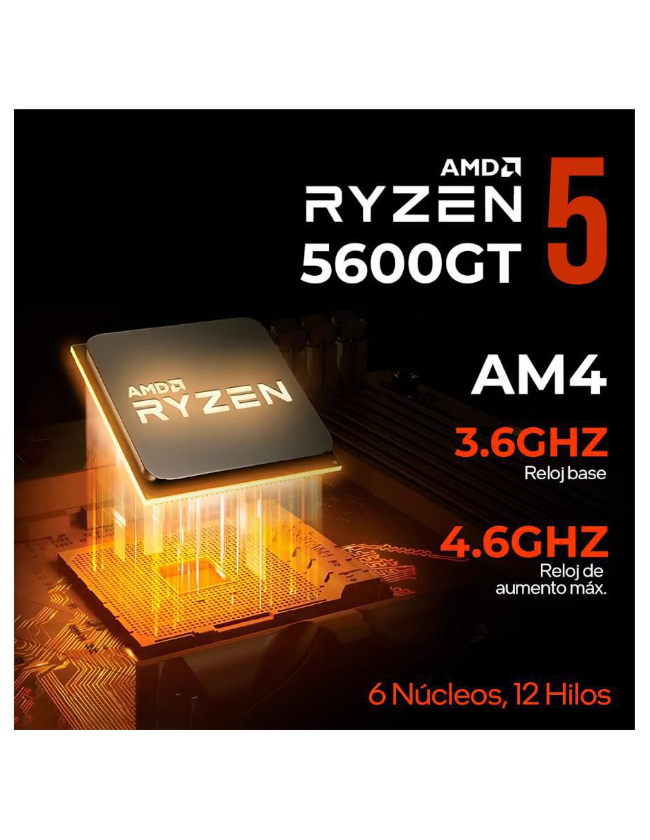 Computadora gamer XTACR516GBRENOIRMB 23.8 pulgadas full hd amd ryzen 5 amd radeon graphics 16 gb ram 500 gb ssd 6