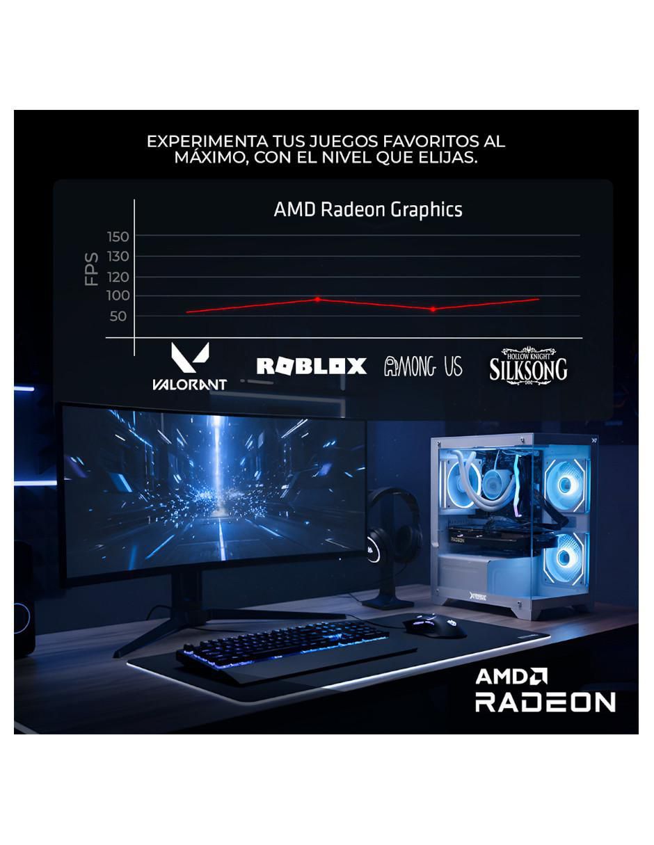 Computadora gamer XTACR516GBRENOIRMB 23.8 pulgadas full hd amd ryzen 5 amd radeon graphics 16 gb ram 500 gb ssd 9