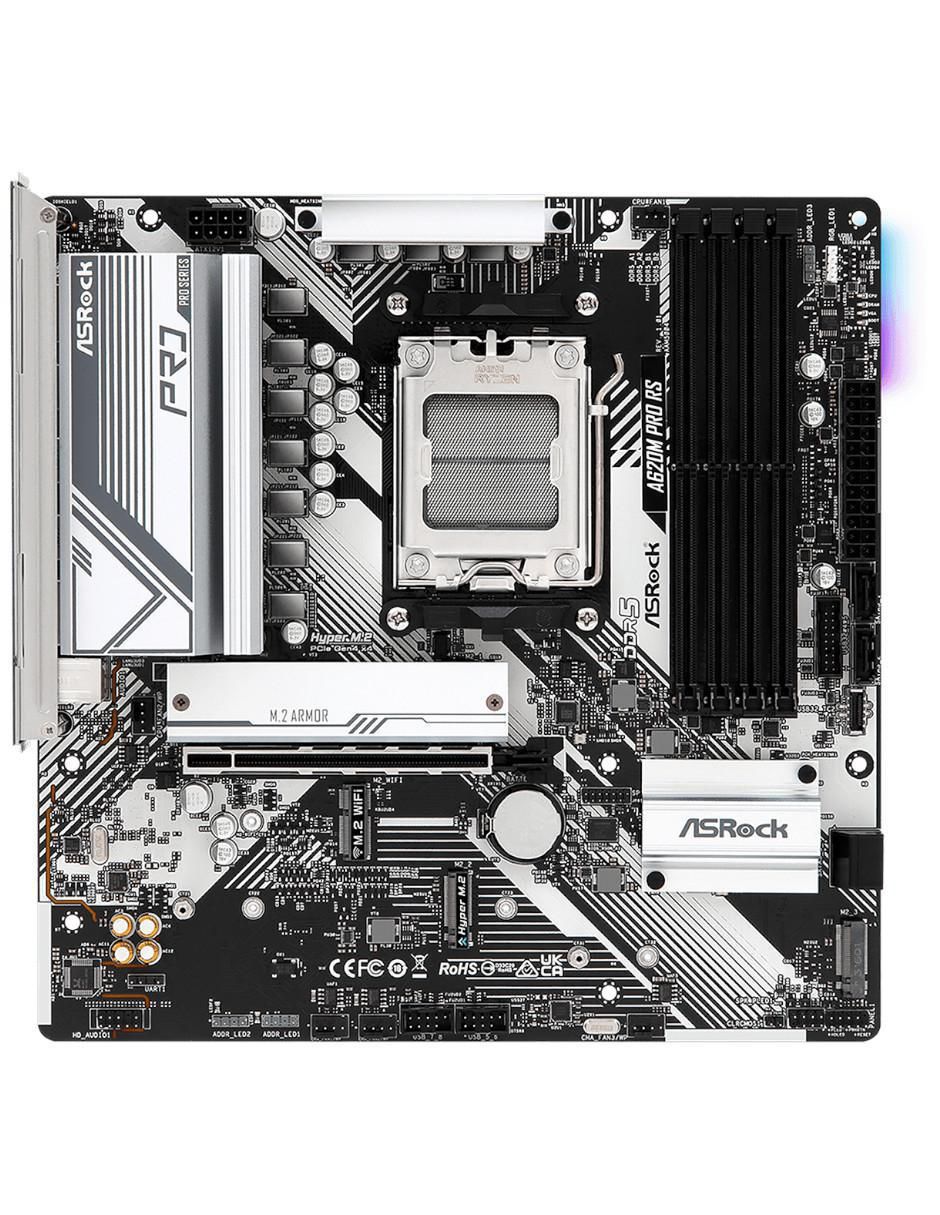 Tarjeta madre A620M Pro RS compatible con procesador AMD 3