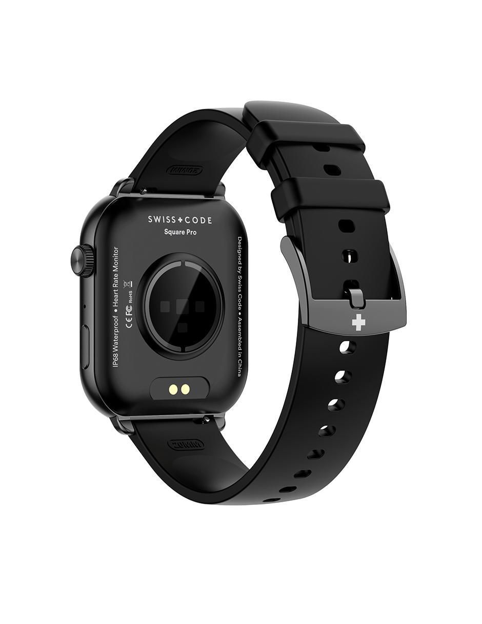 "smartwatch" swiss code square pro amoled "para" unisex