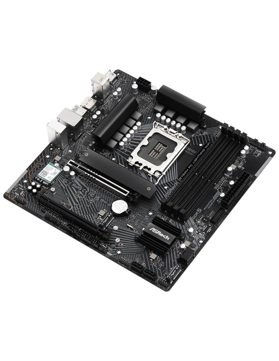 Tarjeta madre B760M Lightning Wifi compatible con procesador Intel 5