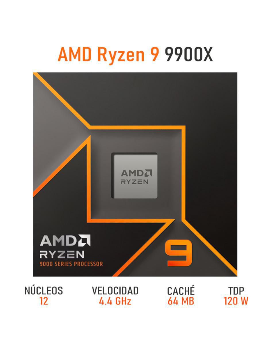 Procesador Ryzen 9 9900X con 12 núcleos 2