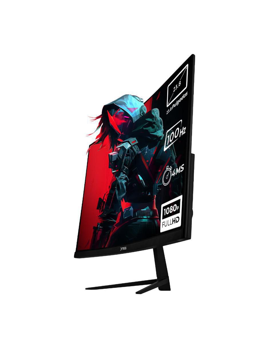 Monitor gamer xtreme pc gaming full hd 23.8 pulgadas clarity