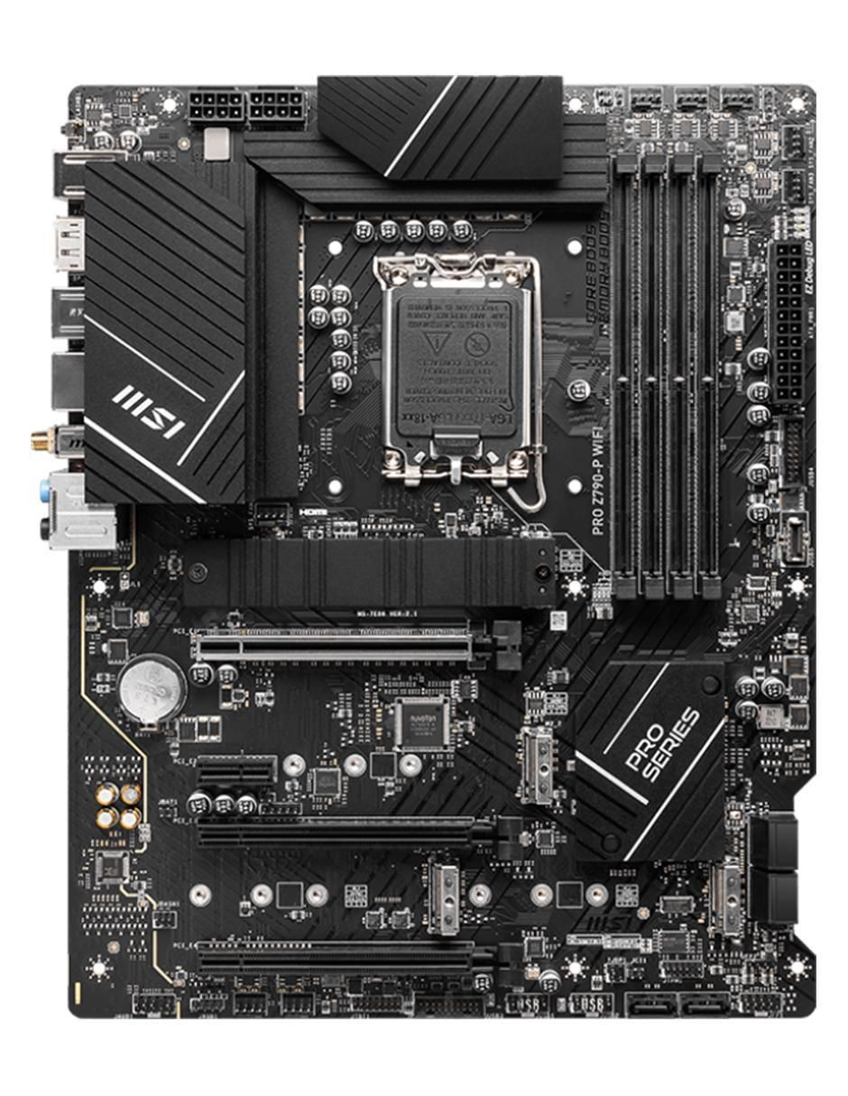 Tarjeta madre Z790-P Wifi DDR5 compatible con procesador Intel 1