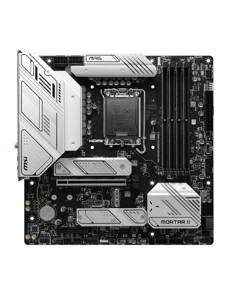 Tarjeta madre MAG B760M Mortar II compatible con procesador Intel