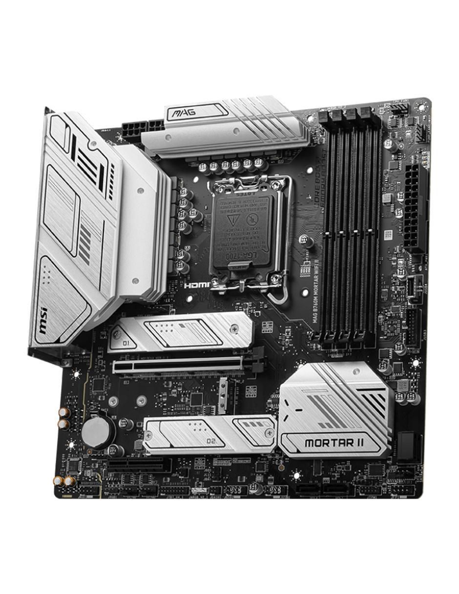 Tarjeta madre MAG B760M Mortar II compatible con procesador Intel 2