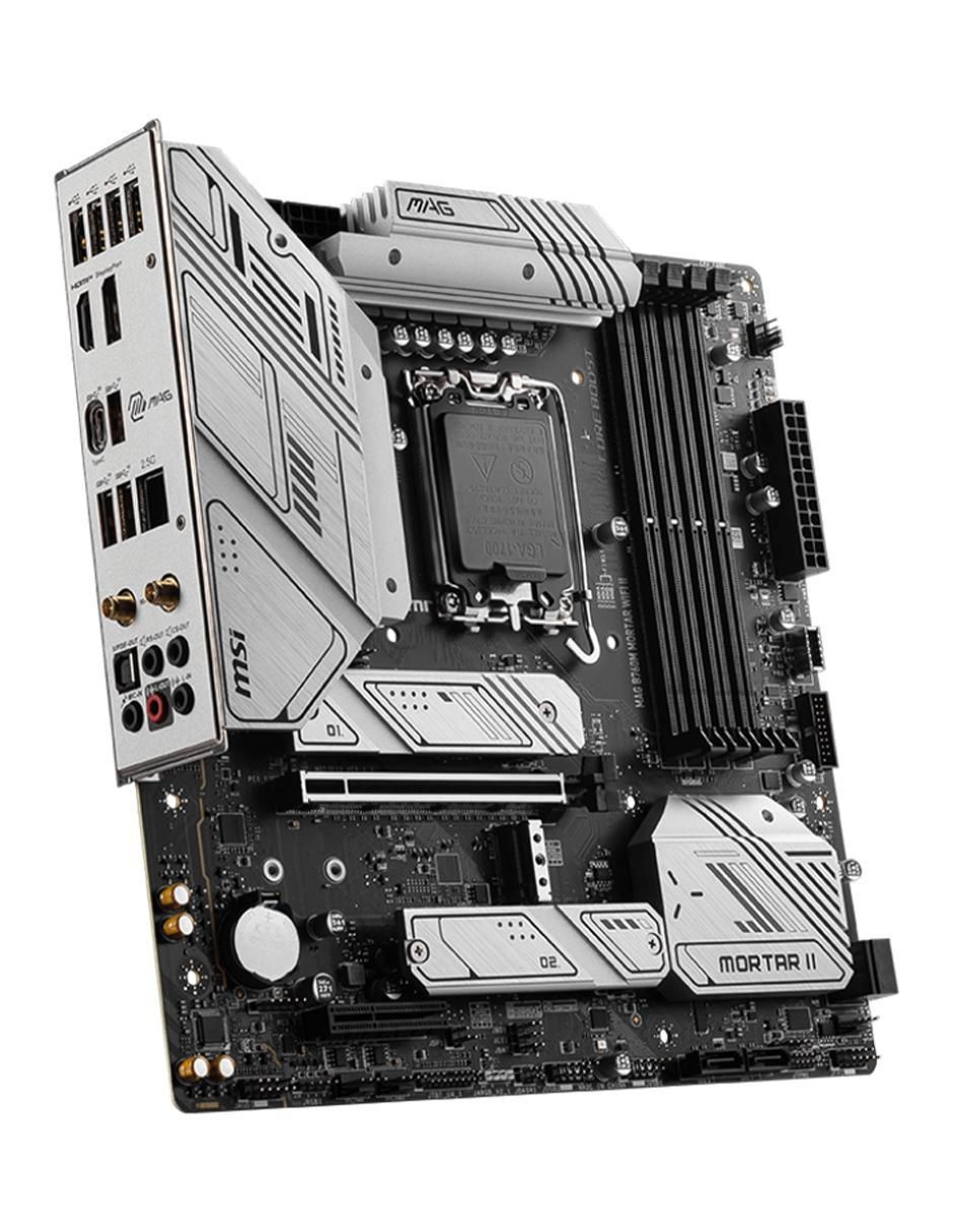Tarjeta madre MAG B760M Mortar II compatible con procesador Intel 3