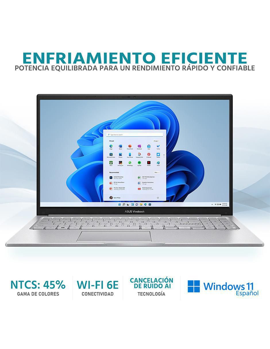 Laptop Vivobook 15 15.6 pulgadas Full HD Intel core I3 integradas 24 GB RAM 512 GB SSD 10
