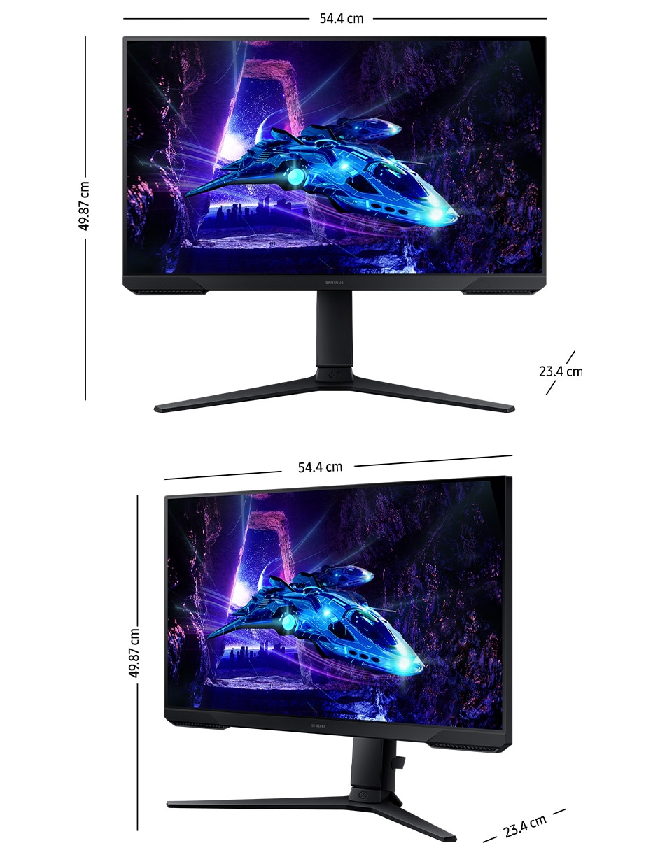 Monitor gamer standard full HD 24 pulgadas LS24DG300ELXZX 10