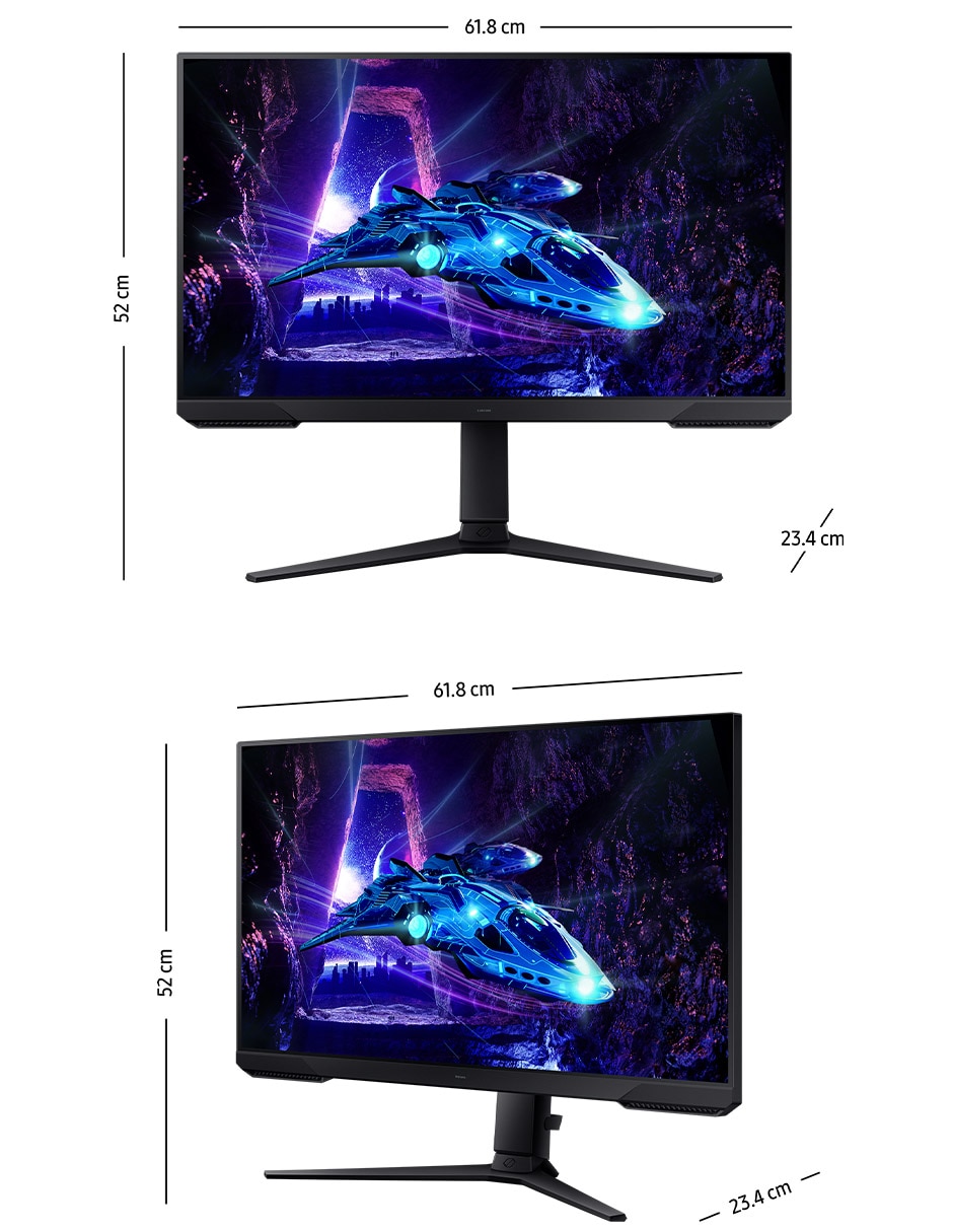 Monitor gamer standard full HD 27 pulgadas LS27DG300ELXZX 10