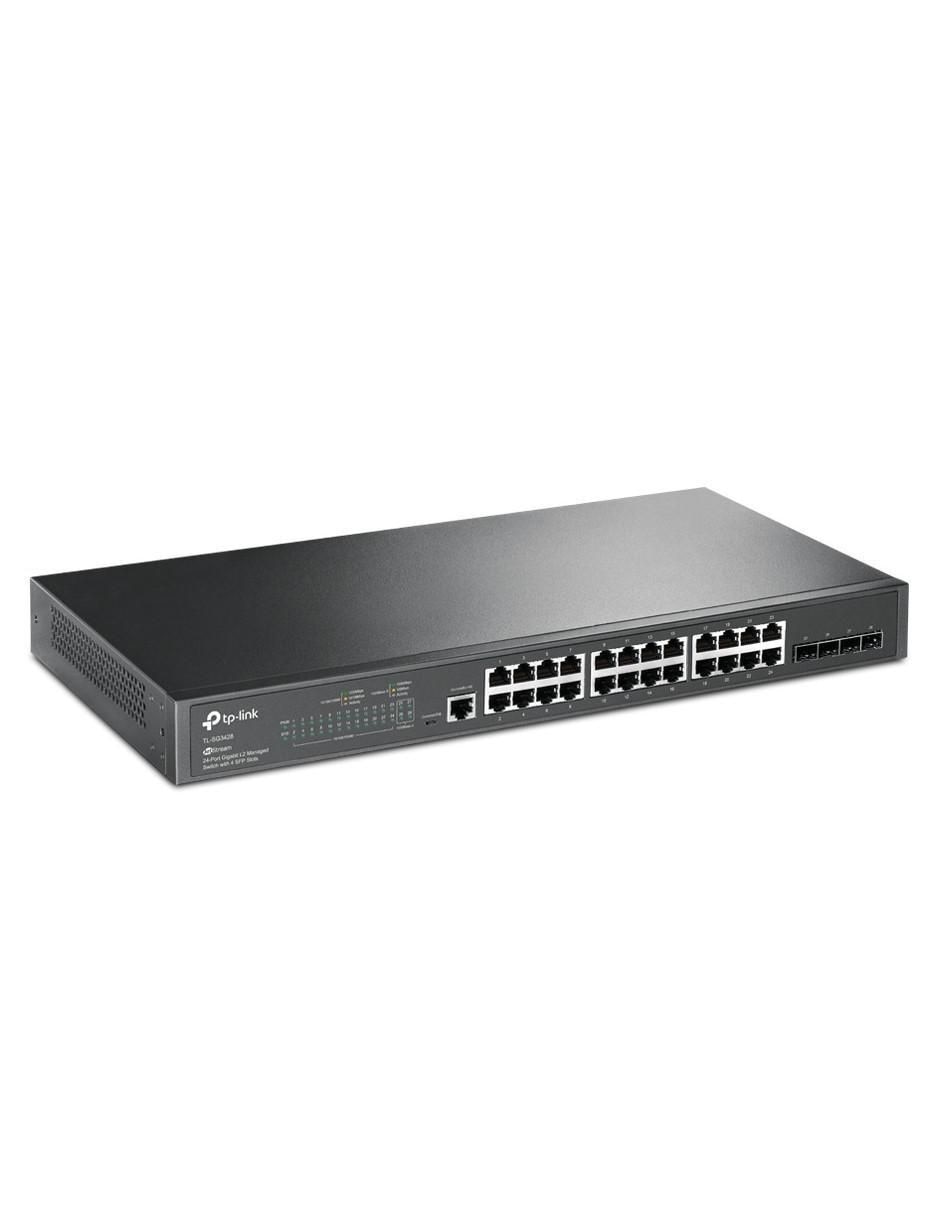 Conmutador ethernet Alámbrico TL-SG3428 4