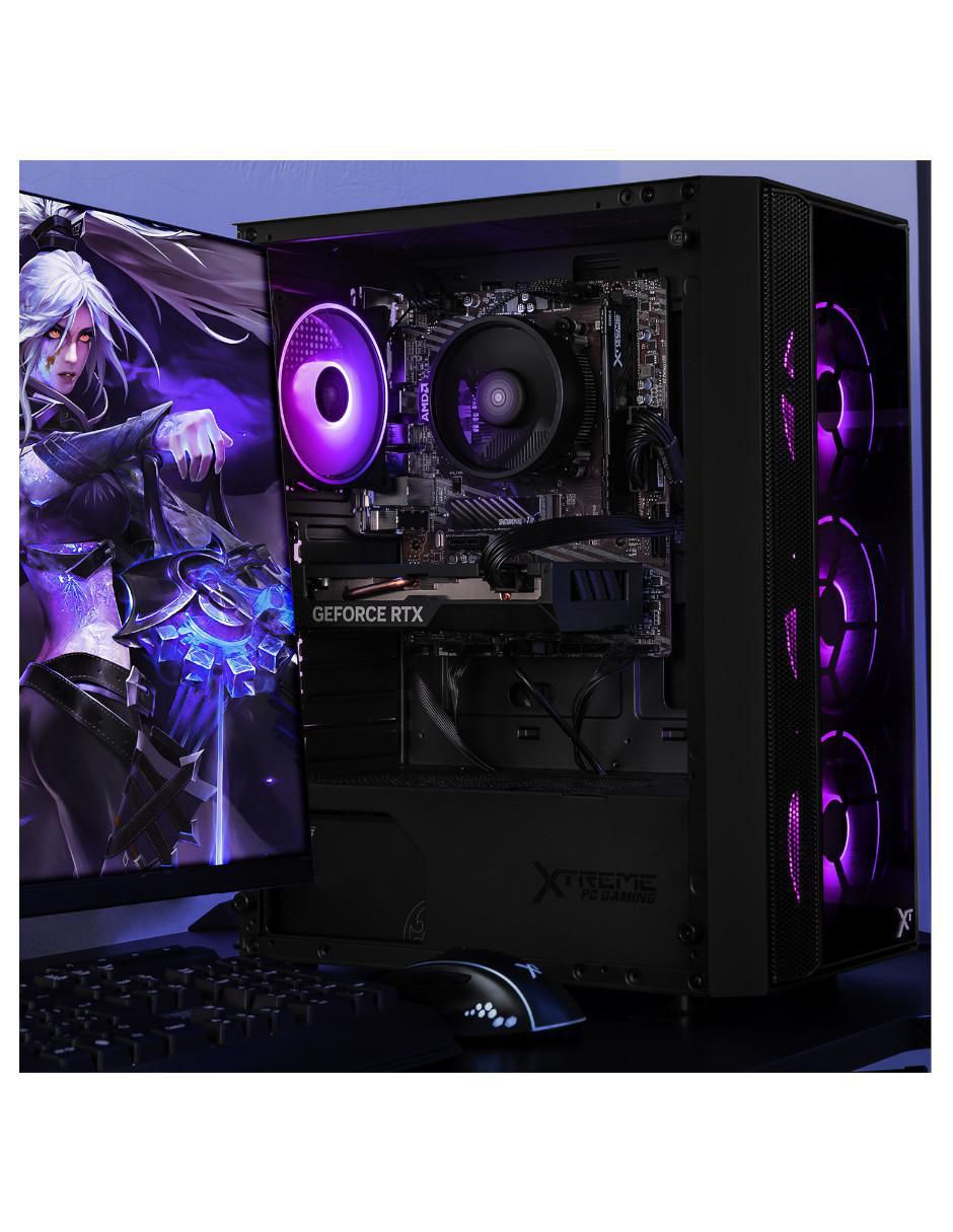 Computadora gamer XTPCR516GB4060MKB 23.8 pulgadas Full HD AMD Ryzen 5 NVIDIA GeForce RTX 5060 16 GB RAM 1 TB SSD 6