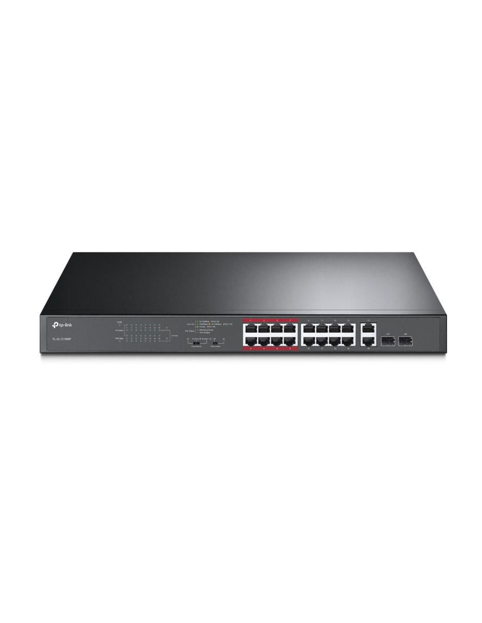 Conmutador ethernet Alámbrico TL-SL1218MP Conmutador ethernet Alámbrico TL-SL1218MP