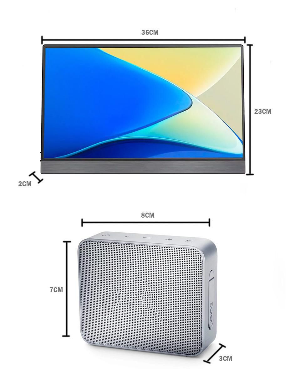 Monitor portátil standard full HD 15.6 pulgadas SKV+2R 8