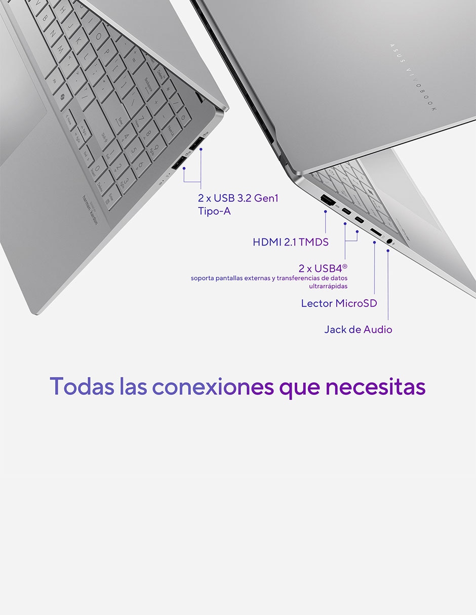 Laptop thin & light Vivobook S 15 OLED 15.6 pulgadas 3K Qualcomm Adreno 16 GB RAM 512 GB SSD 11