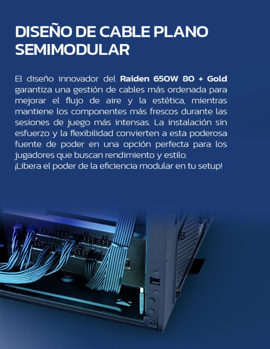Fuente de poder YFG-65002-01_650W_GOLD 11