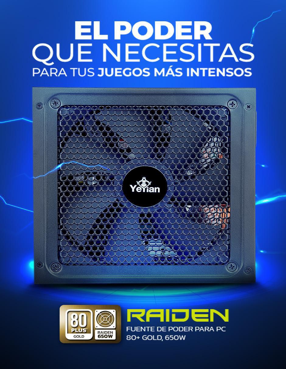 Fuente de poder YFG-65002-01_650W_GOLD 6