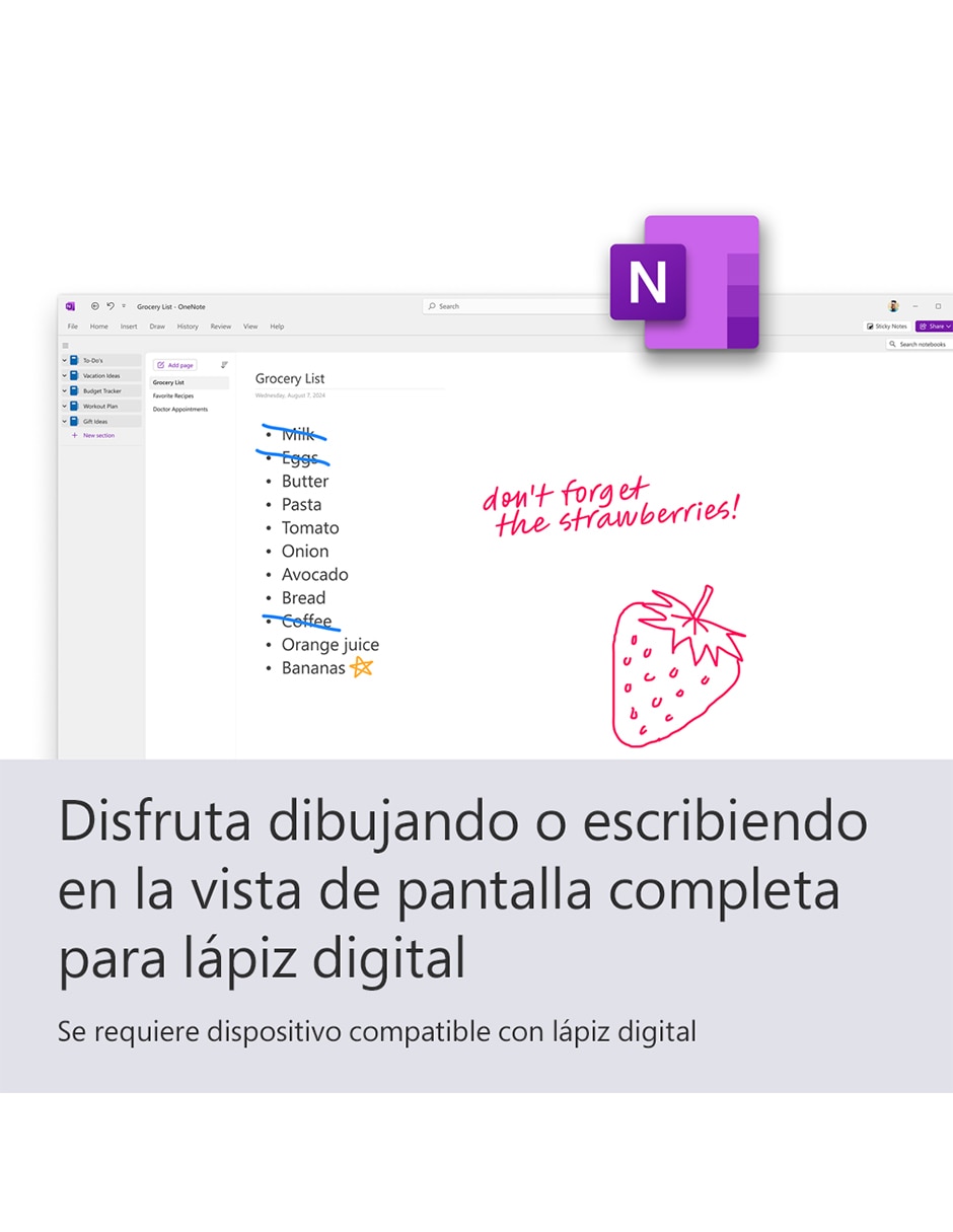 Office Hogar y Estudiante 2024 Escolar y trabajo para 1 usuario 2