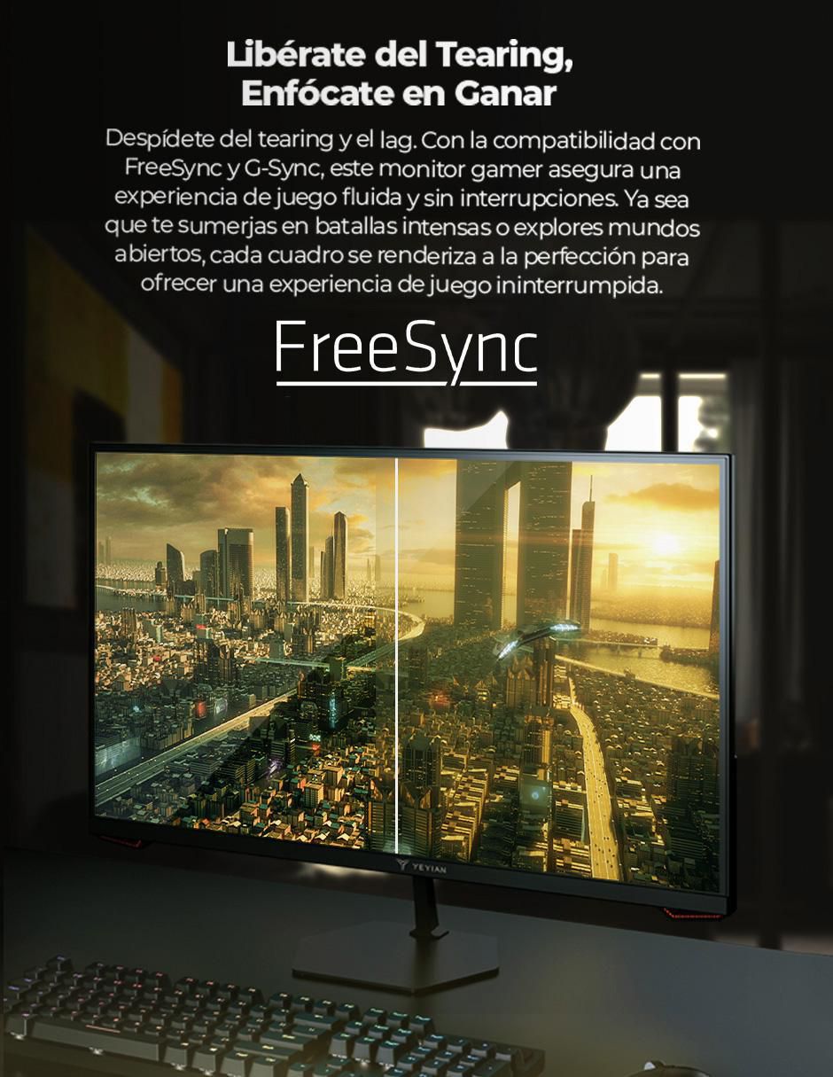 Monitor gamer standard full HD 27 pulgadas 180HzAvanceYMF-IPF27G1 12