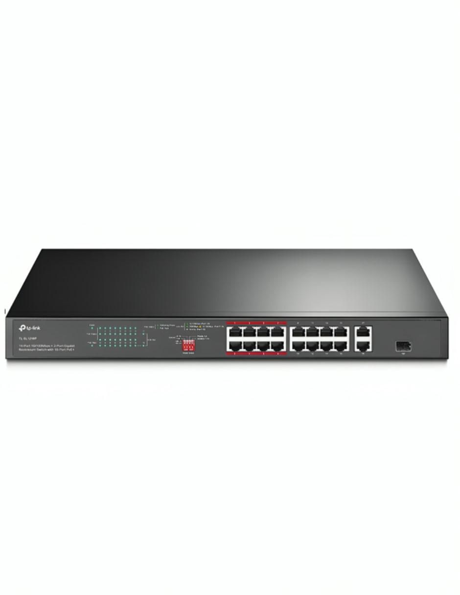 Conmutador ethernet Alámbrico TL-SL1218P Conmutador ethernet Alámbrico TL-SL1218P
