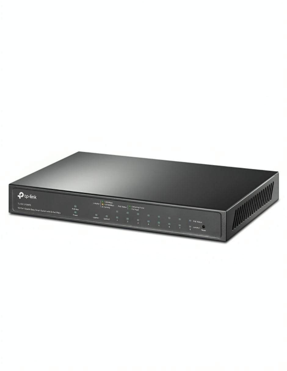 Conmutador ethernet Alámbrico TL-SG1210MPE 2