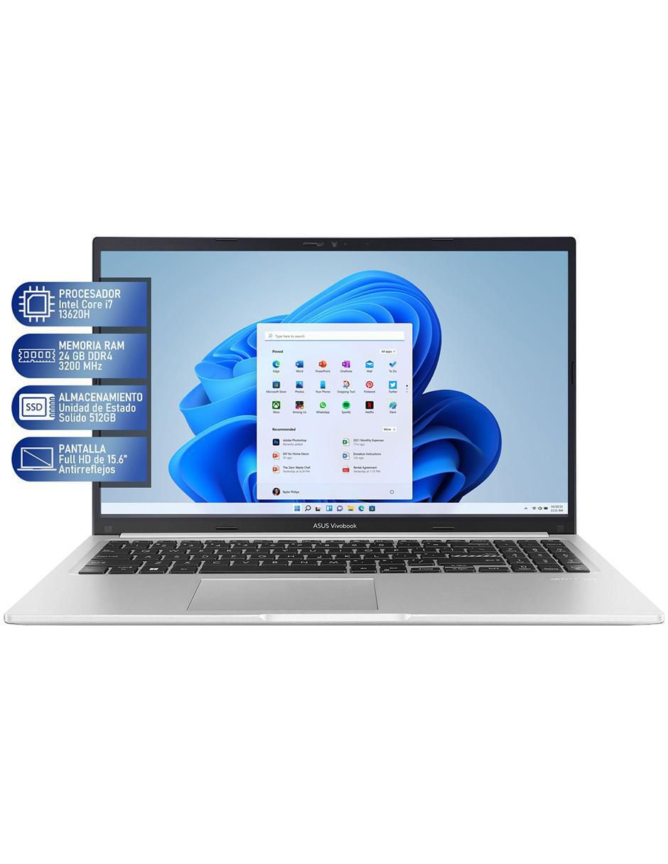Laptop Vivobook 15.6 pulgadas full hd Intel Core i7 Intel UHD 24 GB RAM 512 GB SSD 2