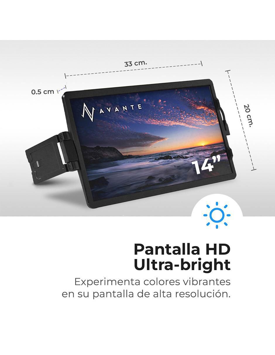 Monitor portátil standard HD 14 pulgadas SIDEWING 10