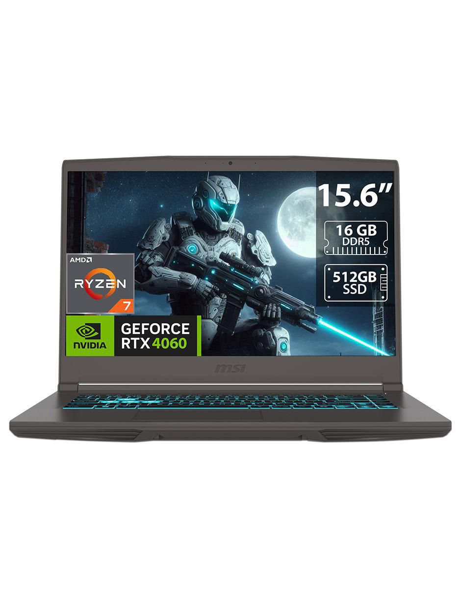 Laptop Gamer Thin A15 15.6 pulgadas Full HD AMD Ryzen 7 NVIDIA GeForce RTX 4060 16 GB RAM 512 GB SSD