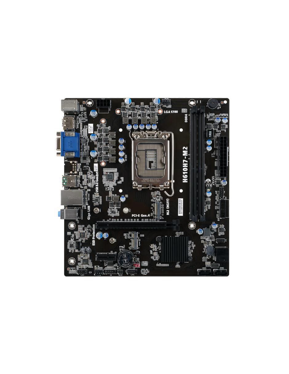 Tarjeta madre H610H7-M2 con procesador Intel 2