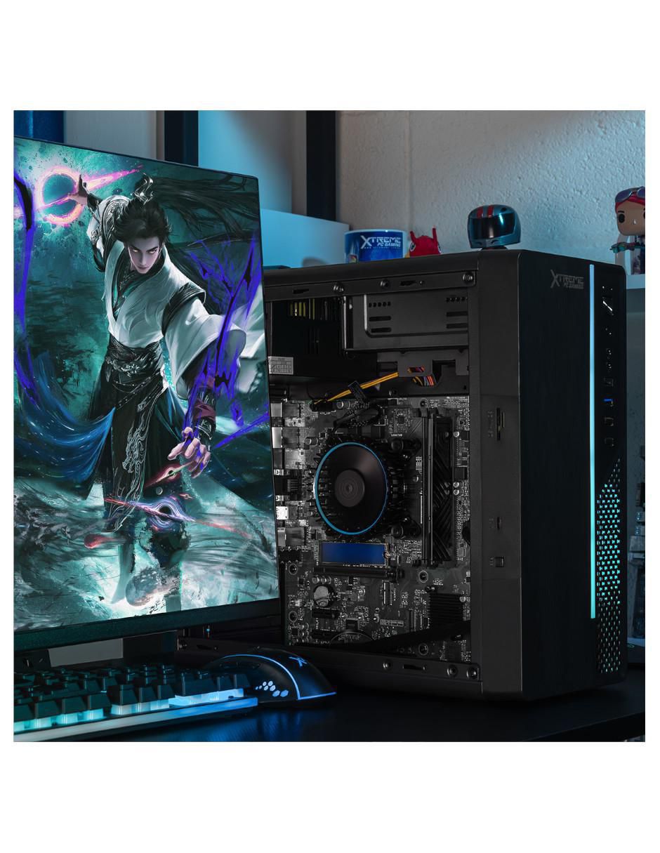 Computadora gamer XTPCI516GBHD730MUB 23.8 pulgadas Full HD Intel Core i5 Intel UHD 16 GB RAM 500 GB SSD 4