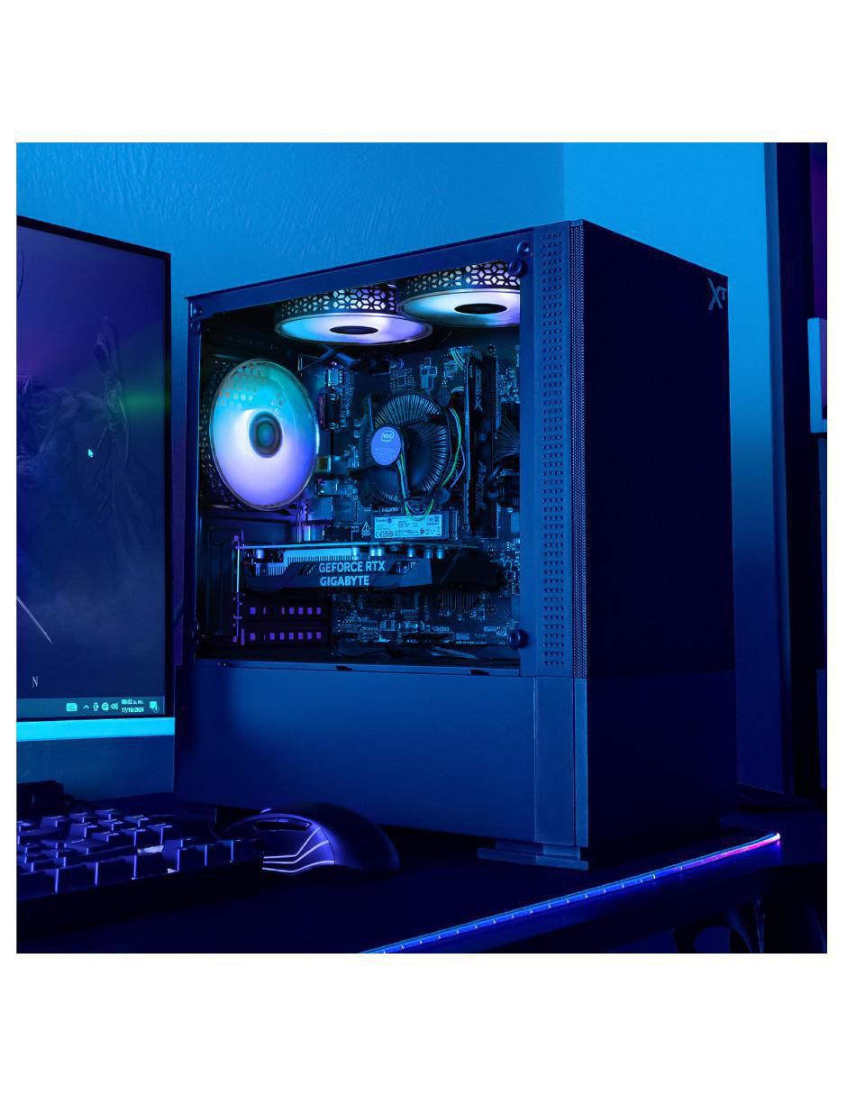 Computadora gamer XTPCI516GB3050MAB 24 pulgadas Full HD Intel Core i5 NVIDIA GeForce RTX 3050 16 GB RAM 1 TB SSD 6