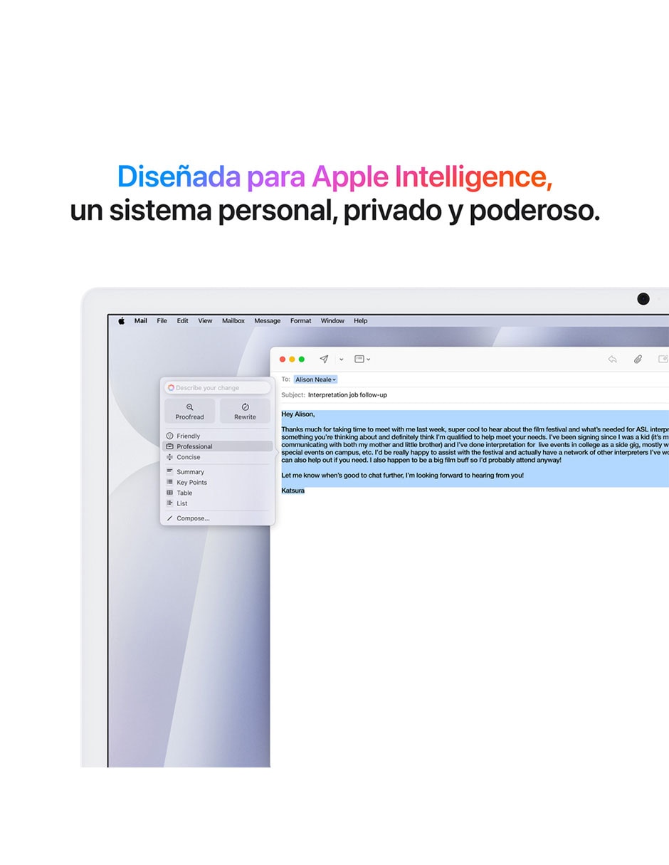 iMac 24 pulgadas M4 16 GB RAM 512 GB SSD 3