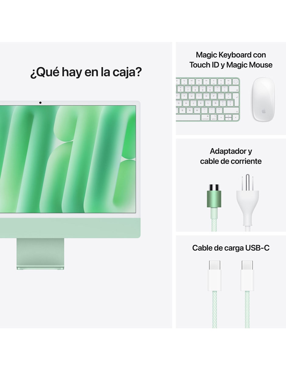 iMac 24 pulgadas M4 Pro 16 GB RAM 512 GB SSD 5