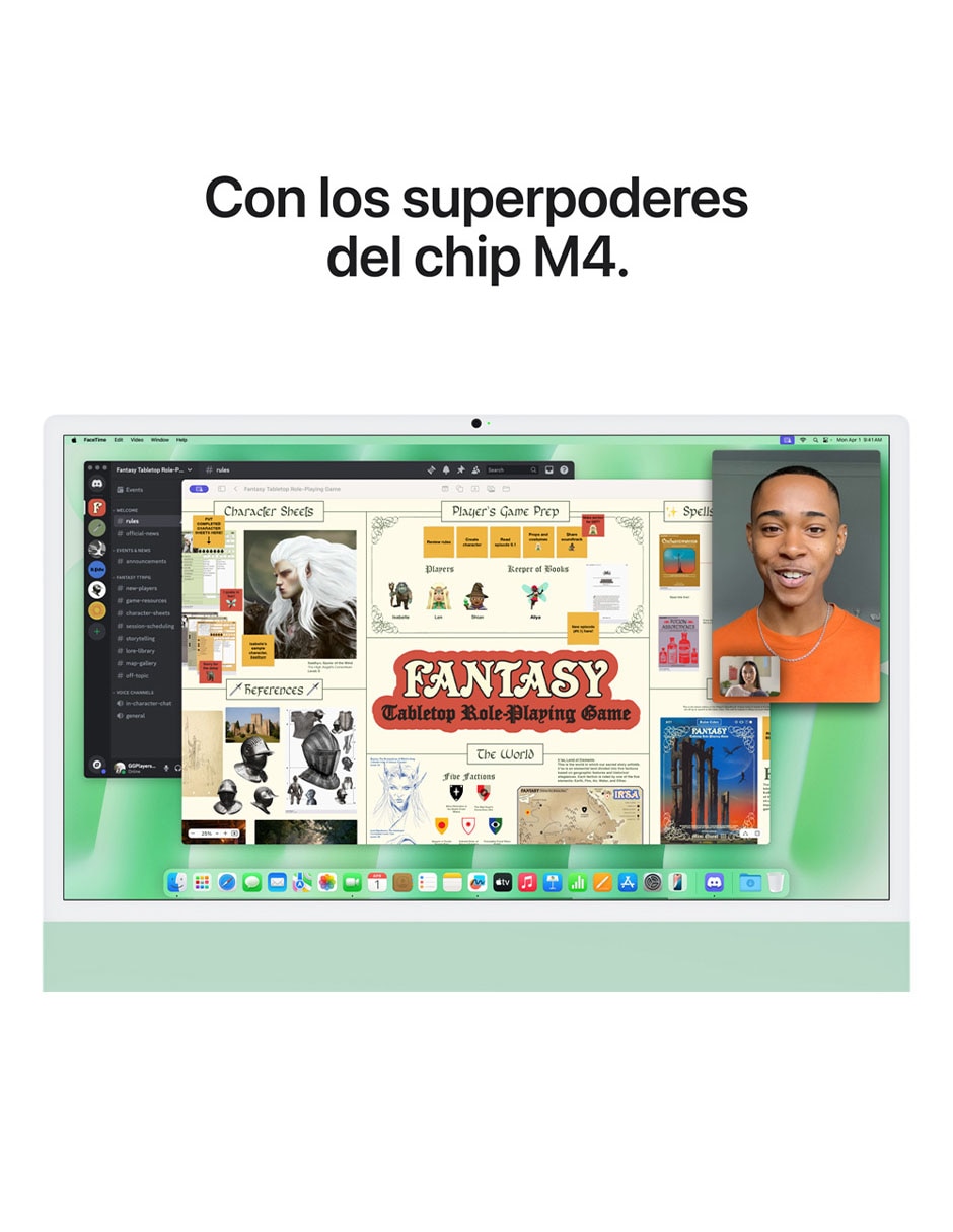 iMac 24 pulgadas M4 16 GB RAM 256 GB SSD 4