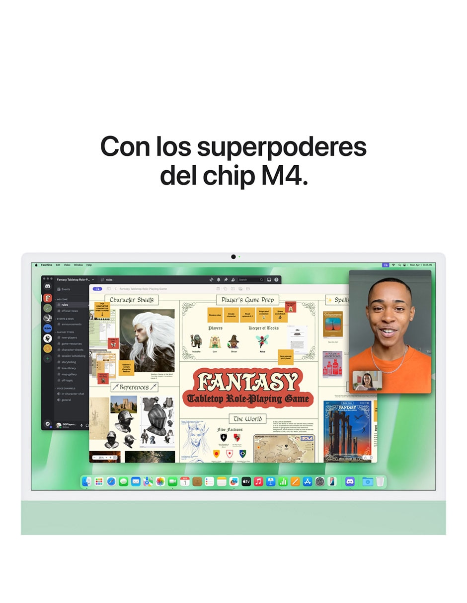 iMac 24 pulgadas M4 16 GB RAM 256 GB SSD 4