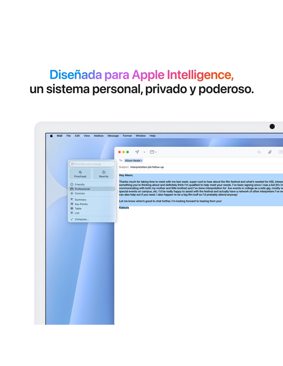iMac 24 pulgadas M4 16 GB RAM 256 GB SDD 3