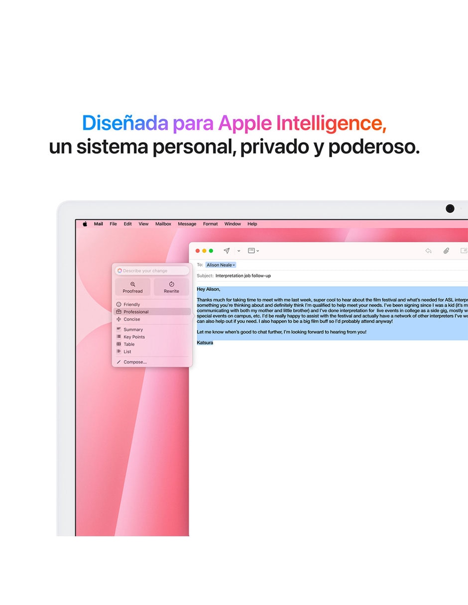 iMac 24 pulgadas M4 16 GB RAM 256 GB SSD 3