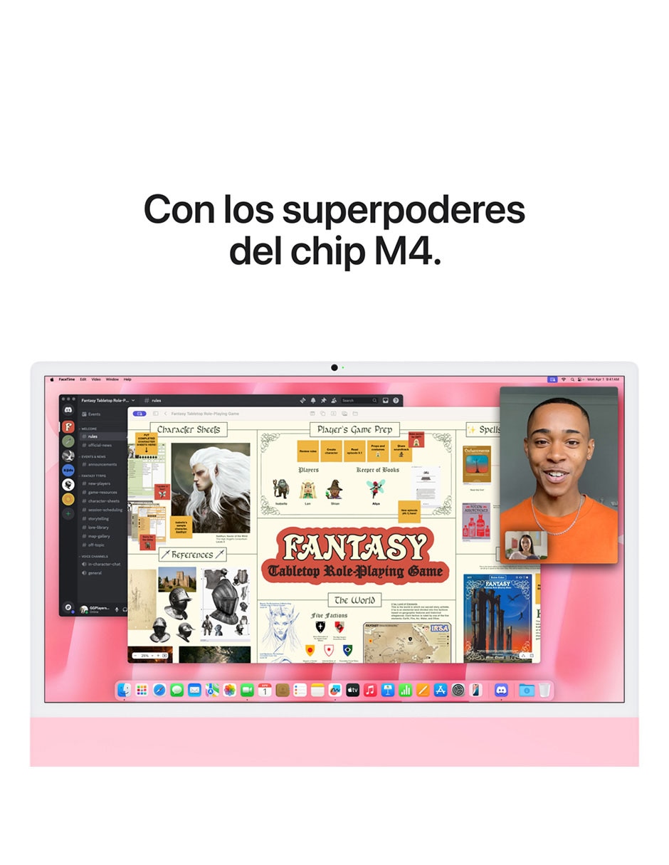 iMac 24 pulgadas M4 16 GB RAM 256 GB SSD 4