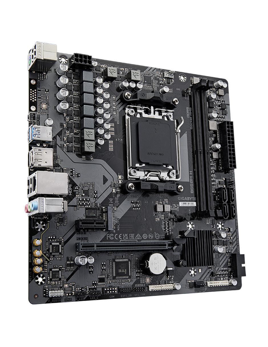 Tarjeta madre B650M H AM5 DDR5 compatible con procesador AMD 2