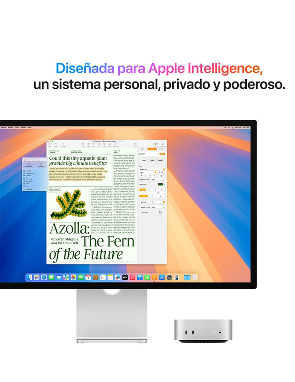 Computadora all in one Mac Mini M4 HD M4 24 GB RAM 512 GB SSD 4
