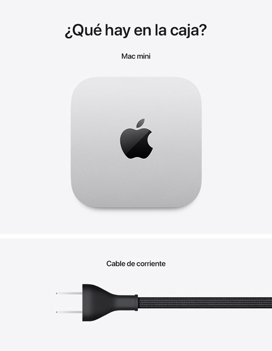 Computadora all in one Mac Mini M4 HD M4 24 GB RAM 512 GB SSD 5